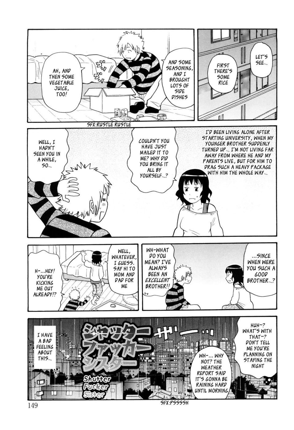 Hentai Manga Comic-Shutter Fucker Sister-Read-1